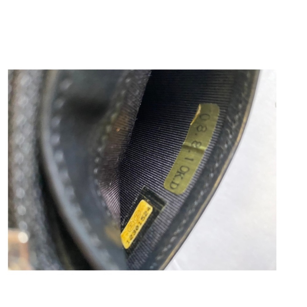 Chanel Micro Chocolate Bar Coco Mark Long Wallet Black Leather - Picture 9 of 13